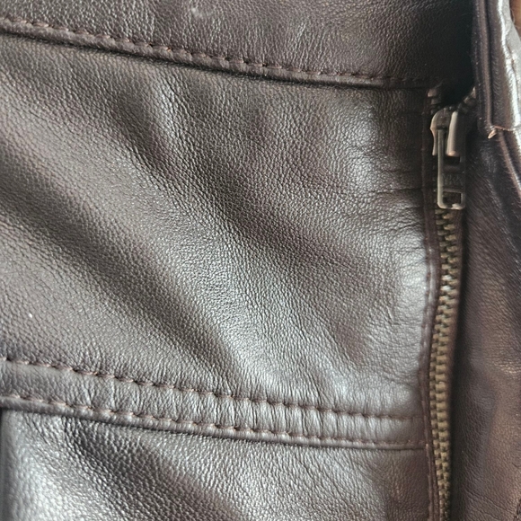 ba&sh Leandro Lamb Leather Shorts - Picture 9 of 13